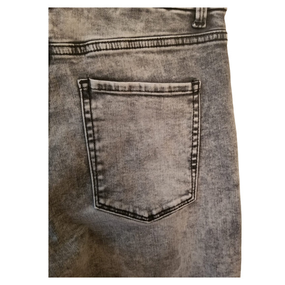 No Boundaries Super High Rise Gray Women’s Jeggings Size 11 30W inseam 26.5L - Picture 8 of 8